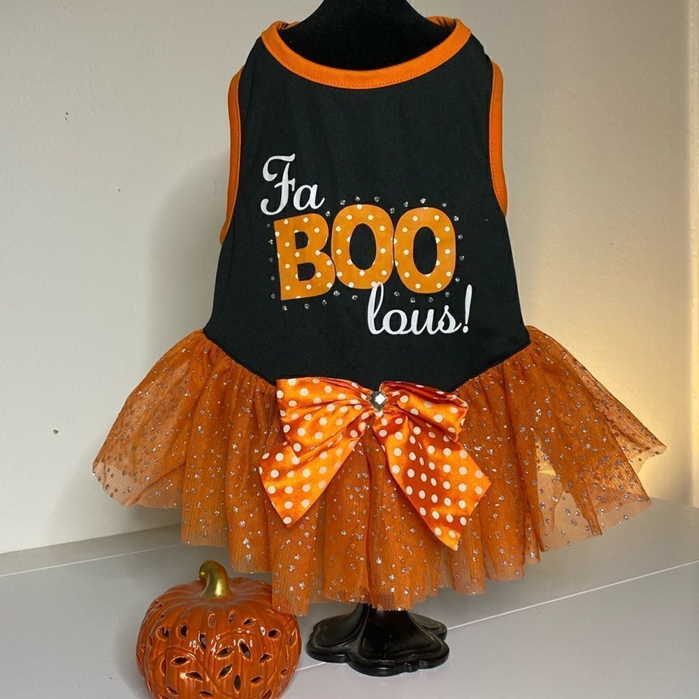 Fancy Tulle Tutu Skirt Halloween Dog Dress